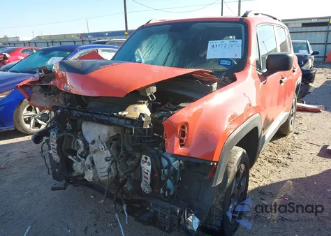 2017 Jeep Renegade Sport 4X4 из США, поврежденный, VIN ZACCJBAB0HPG21086